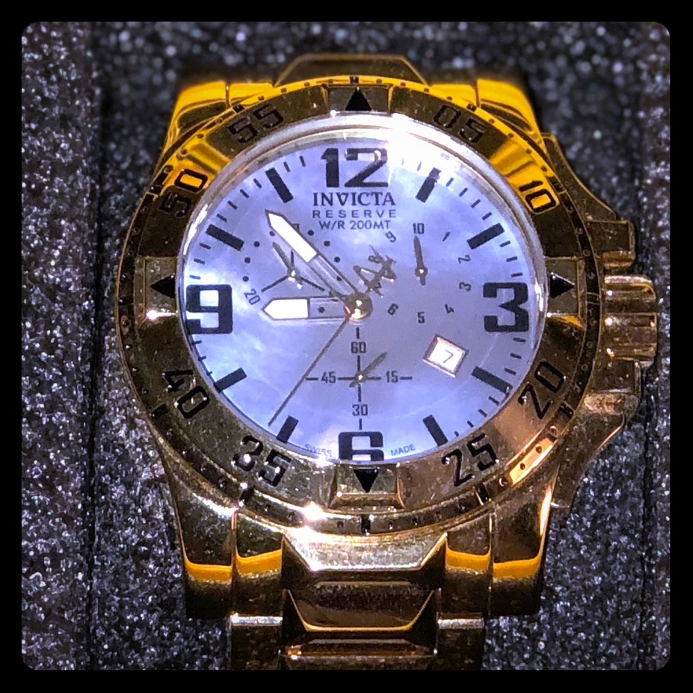 INVICTA MENS RESERVE EDITION WATCH W/ DIVER’S CASE
